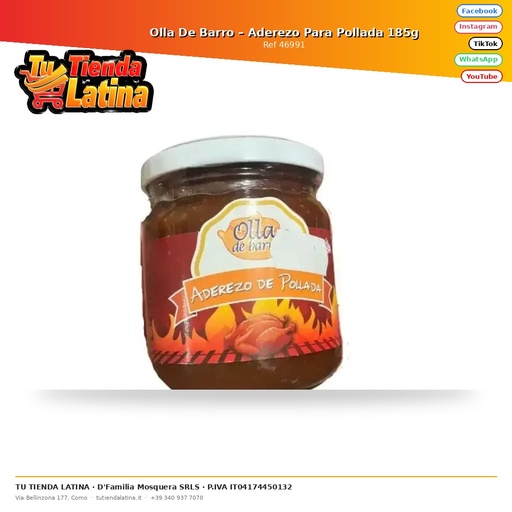 [46991] Olla De Barro – Aderezo Para Pollada 185g