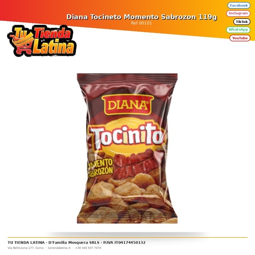 [00101] Diana Tocineto Momento Sabrozon 119g