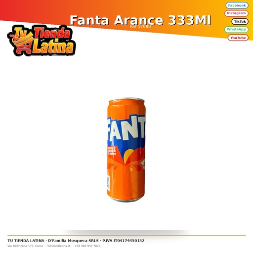 [57688] Fanta Arance 333Ml