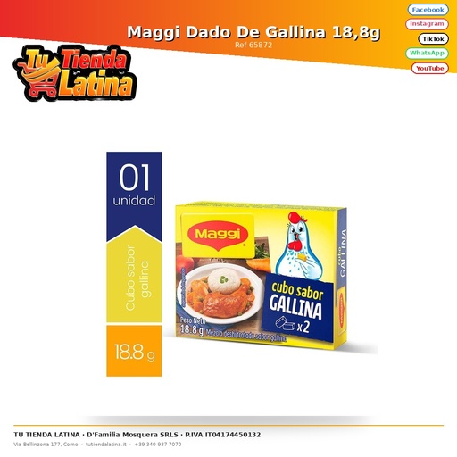 [65872] Maggi Chicken Dice 18.8g