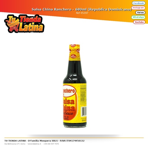[05287] Salsa Ranchero Cinese – 680ml (Repubblica Dominicana)