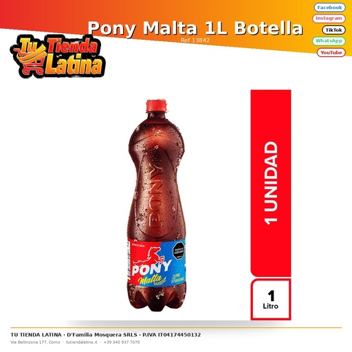 [13842] Pony Malta 1L Botella