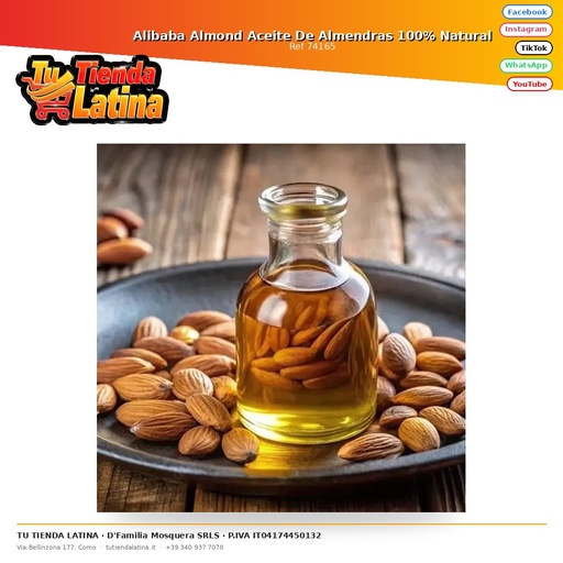 [74165] Alibaba Almond 100% Natural Almond Oil