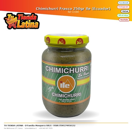 [11584] Barattolo Chimichurri 250gr Ile (Ecuador)