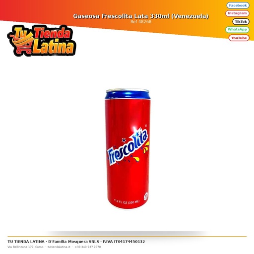 [48268] Gaseosa Frescolita Lata 330ml (Venezuela)