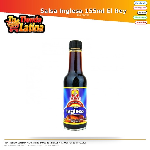 [59028] Salsa Inglesa 155ml El Rey