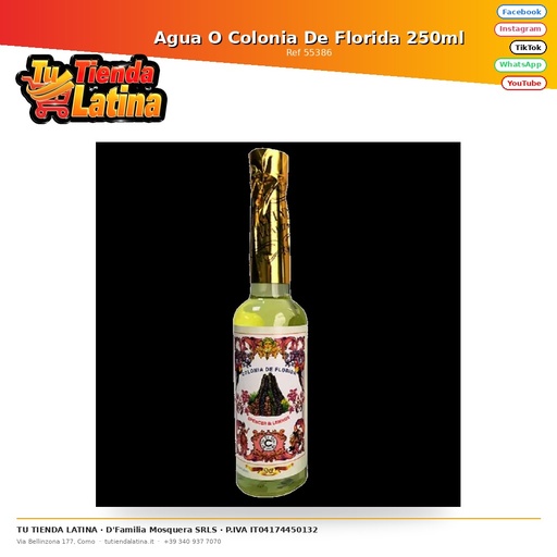 [55386] Agua O Colonia De Florida 250ml