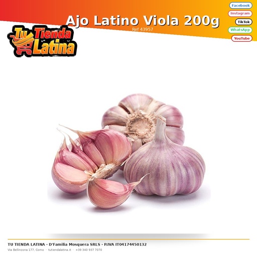 Ajo Latino Viola 200g