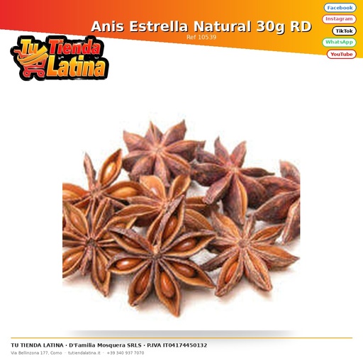 [10539] Anis Estrella Natural 30g RD