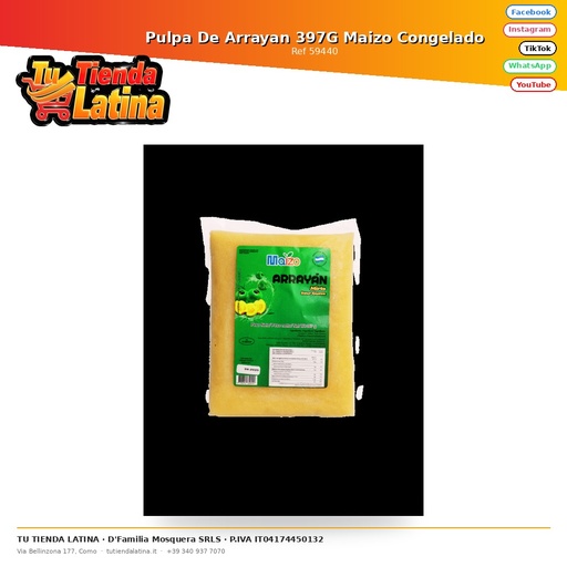 [59440] Pulpa De Arrayan 397G Maizo Congelado