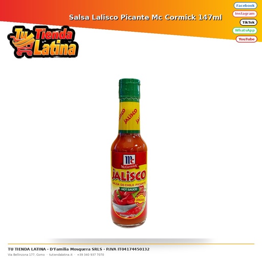 Salsa Lalisco Picante Mc Cormick 147ml