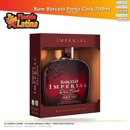 [18526] Rum Barcelo Porto Cask 700ml