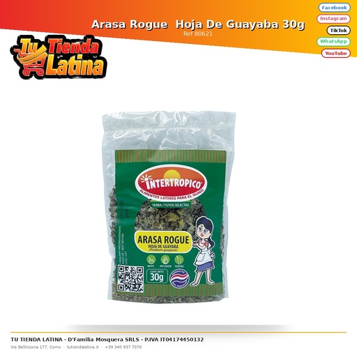 [80621] Arasa Rogue Guava Leaf 30g