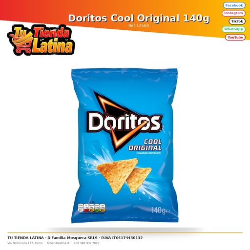 [12560] Doritos Cool Original 140g
