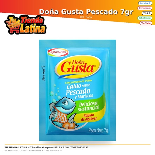 [ doña] Mrs. Gusta Fish 7gr