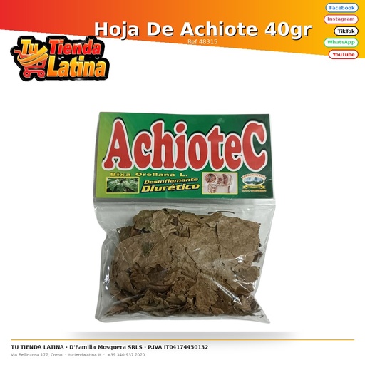 [48315] Hoja De Achiote 40gr
