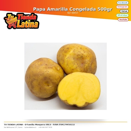 [48957] Frozen Yellow Potato 500gr
