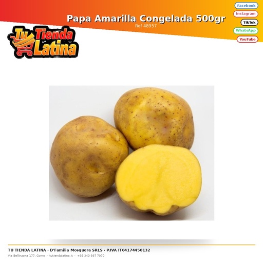 [48957] Patate Gialle Surgelate 500gr