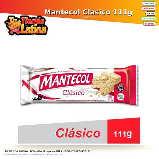 [12652] Mantecol Clasico 111g