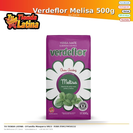 [00038] Verdeflor Melisa 500g