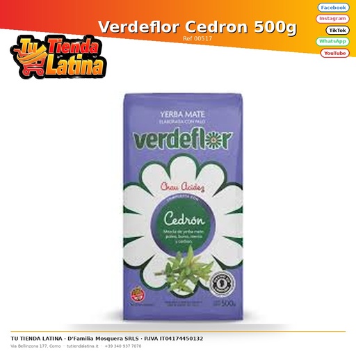 [00517] Cedrone Verdeflor 500g