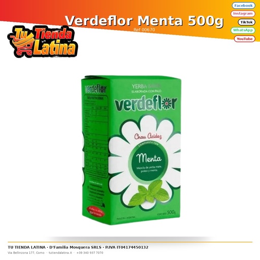 [00670] Verdeflor Menta 500g