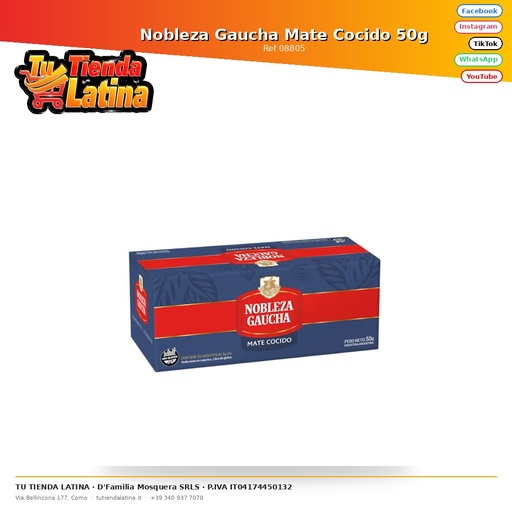 [08805] Nobiltà Gaucha Mate Cotto 50g