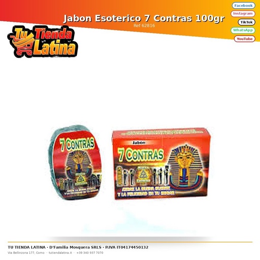 [62816] Sapone Esoterico 7 Contro 100gr