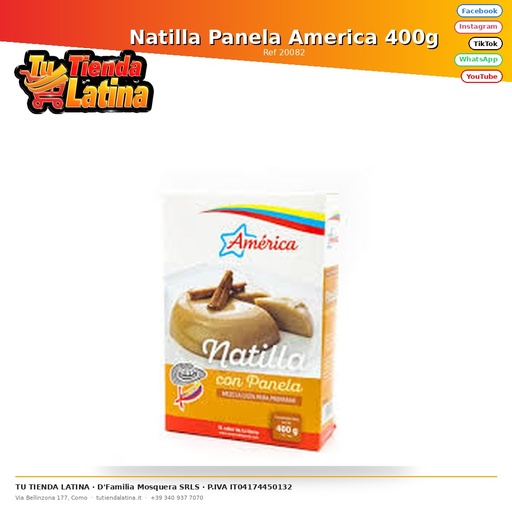[20082] Crema Pasticcera Panela America 400g