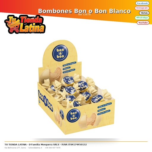 [12678] Bombones Bon o Bon Blanco
