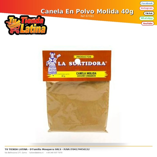 [47783] Canela En Polvo Molida 40g