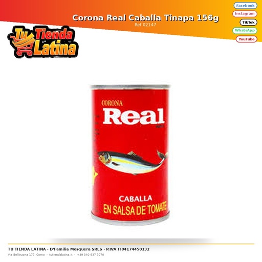 [02147] Corona Real Caballa Tinapa 156g