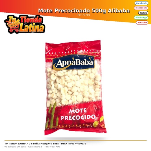 [73789] Precooked Mote 500g Alibaba