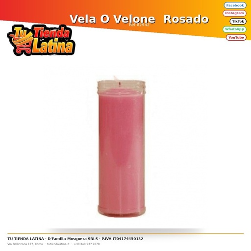 [82942] Vela O Velone Rosado