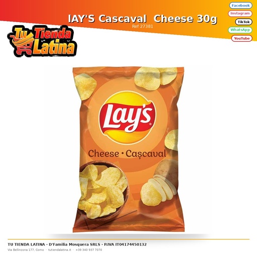 [27381] lAY'S Cascaval Cheese 30g
