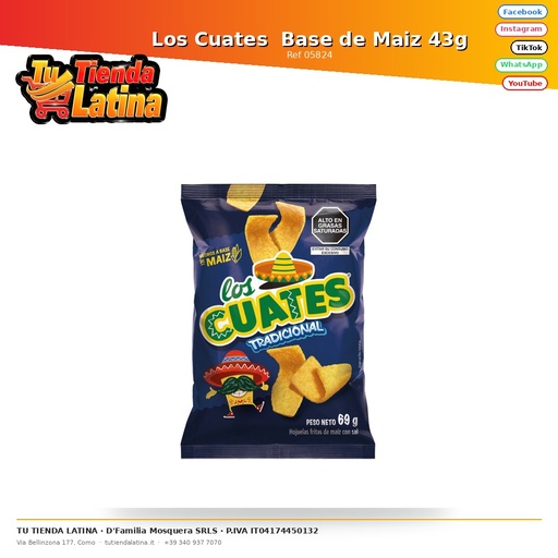 [05824] Los Cuates Corn Base 43g
