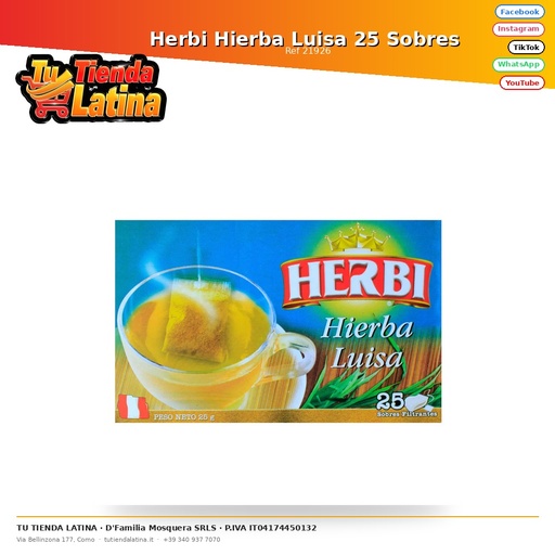 [21926] Herbi Citronella 25 buste