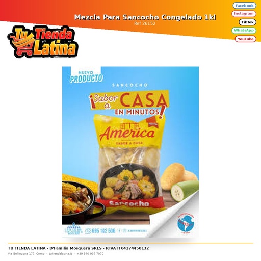[26152] Frozen Sancocho Mix 1kl