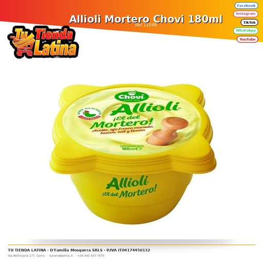 [11048] Allioli Mortero Chovi 180ml