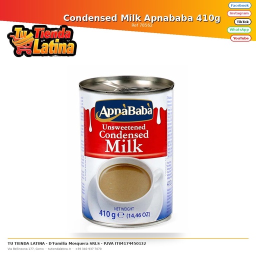 [78562] Latte Condensato Apnababa 410g
