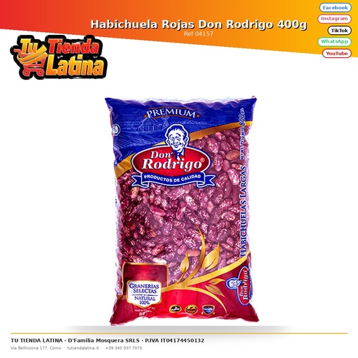 [04157] Habichuela Rojas Don Rodrigo 400g