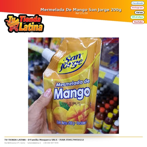 [27159] Mermelada De Mango San Jorge 200g 