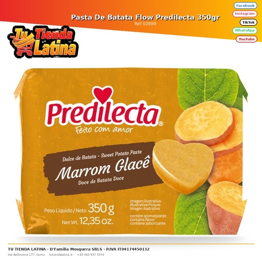 [02884] Favorite Flow Sweet Potato Paste 350gr