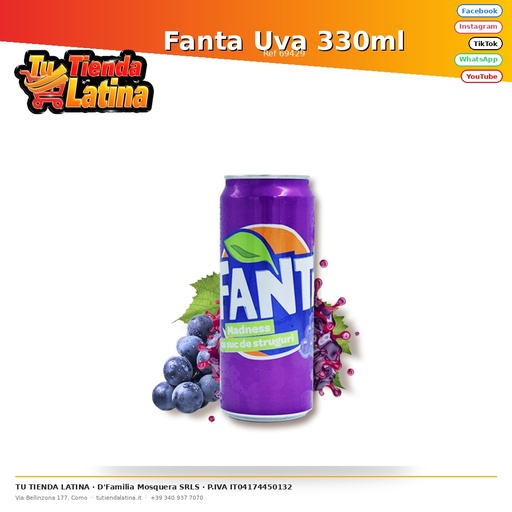 [69429] Fanta Uva 330ml