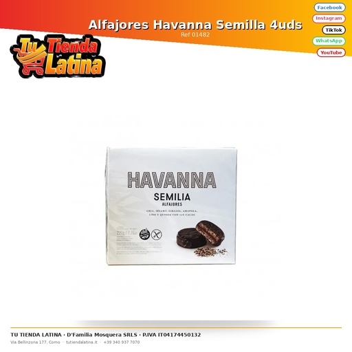 [01482] Alfajores Havanna Semilla 4uds