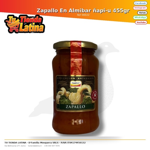 [00022] Pumpkin in syrup ñapi-u 455gr