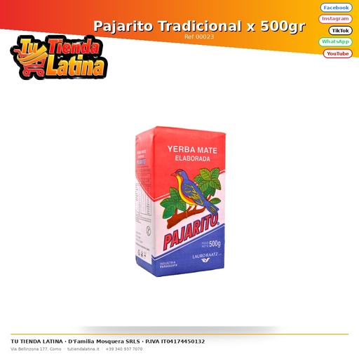 [00023] Traditional Bird x 500gr