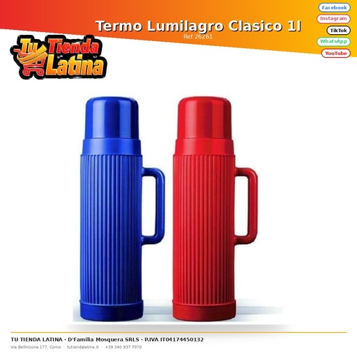 [26261] Termo Lumilagro Clasico 1l