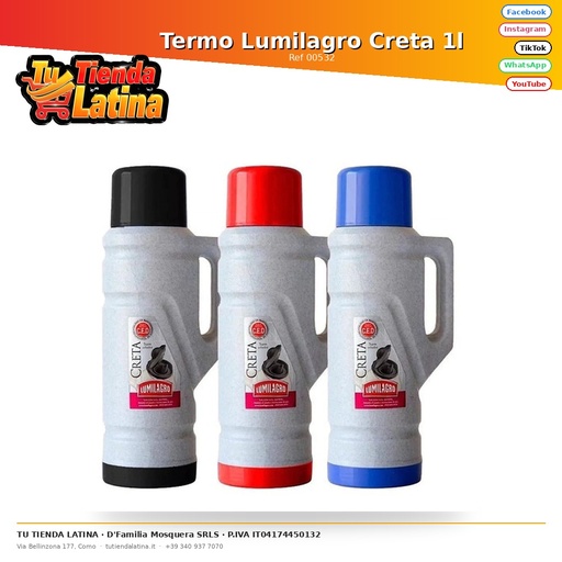 [00532] Lumilagro Creta Thermos 1l