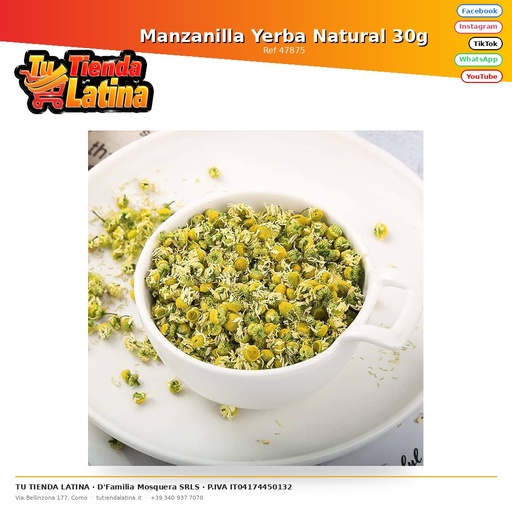 [47875] Manzanilla Yerba Natural 30g